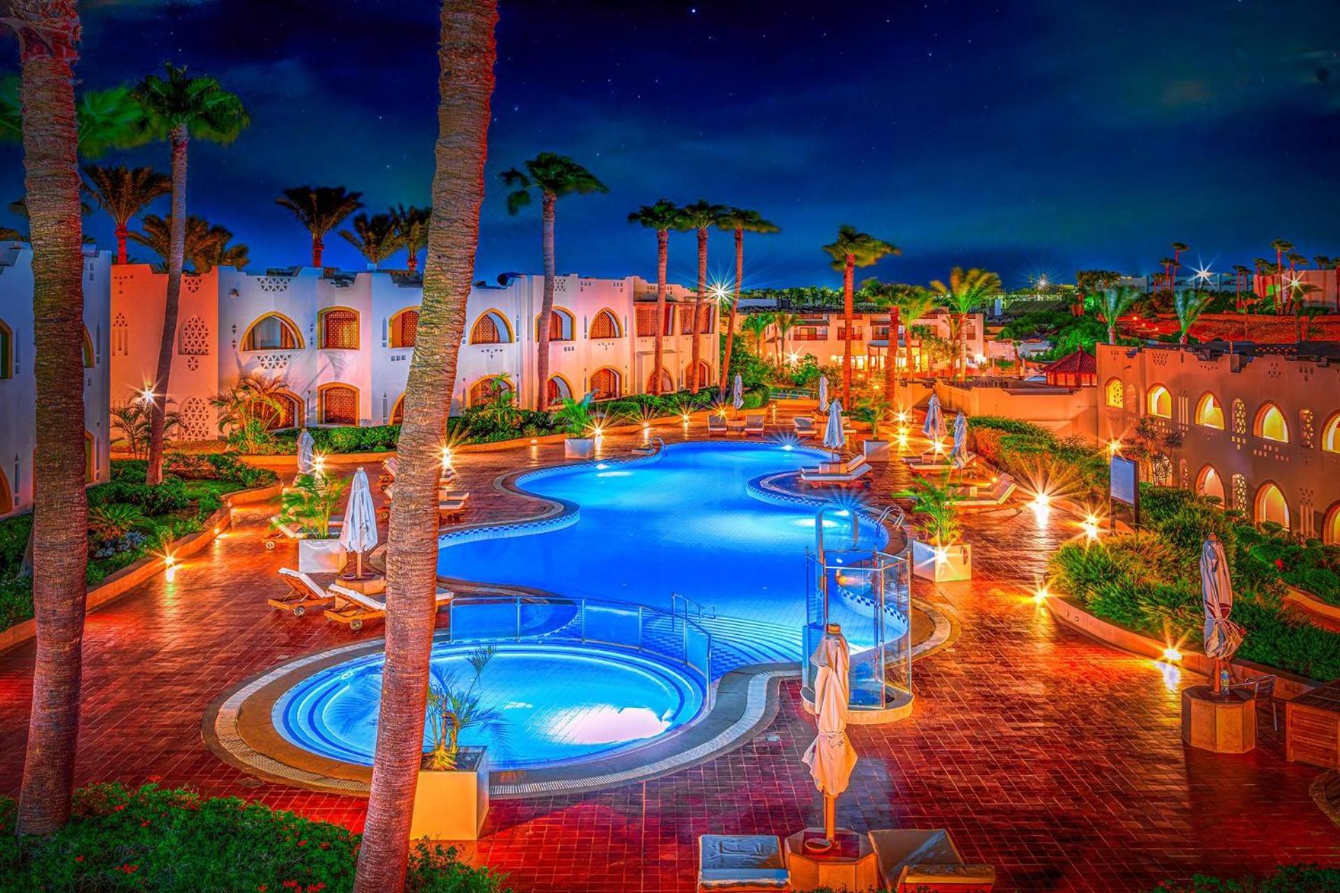 Domina Coral Bay Resort, Diving , Spa & Casino Sharm el-Sheik Eksteriør bilde Hilton Luxor Resort